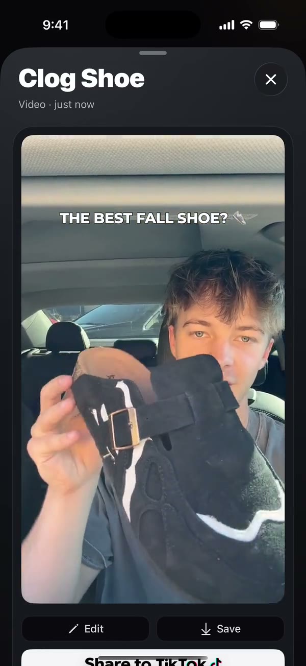 AutoCut in the GetGMV app: the cut takes on the timeline, the render, then the finished video with captions